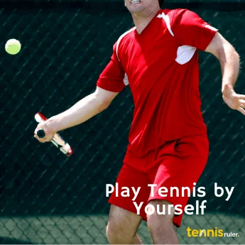 How you can play tennis alone?