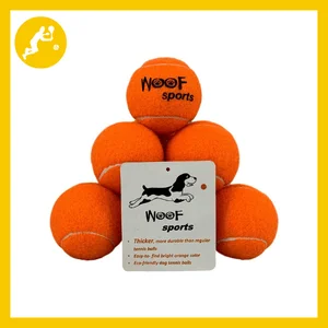 Dog Tennis Balls by Woof Sports - Indestructible Tennis Ball